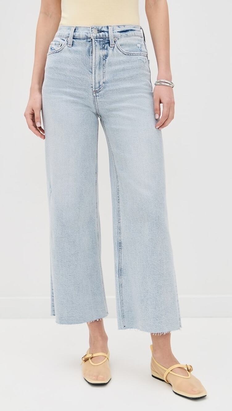 Pistola Lana High Rise Ultra Wide Leg Sun Kiss Vintage Distressed Size 29